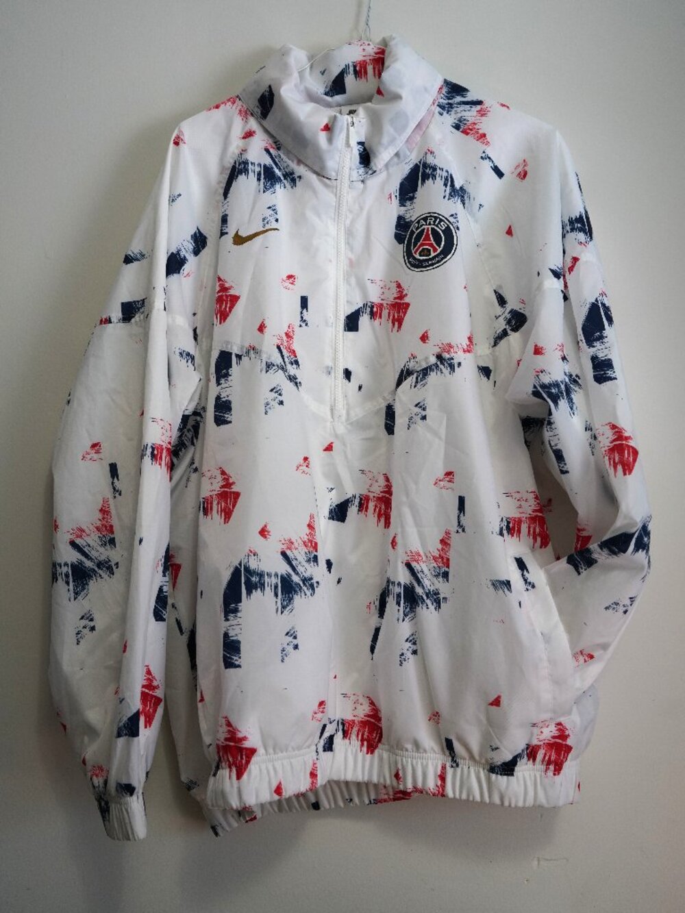 Paris Saint Germain FC Windbreaker-Nike-Mens XXL-Hidden Hood-Soccer